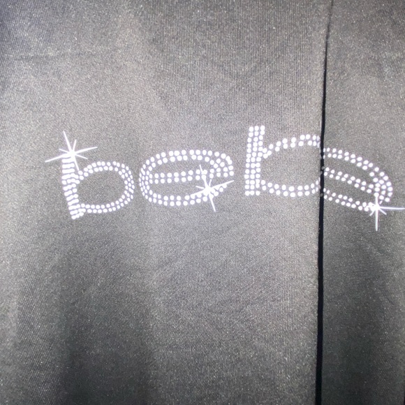 Bebe Women's Black Logo Crewneck Sweater - Picture 4 of 6